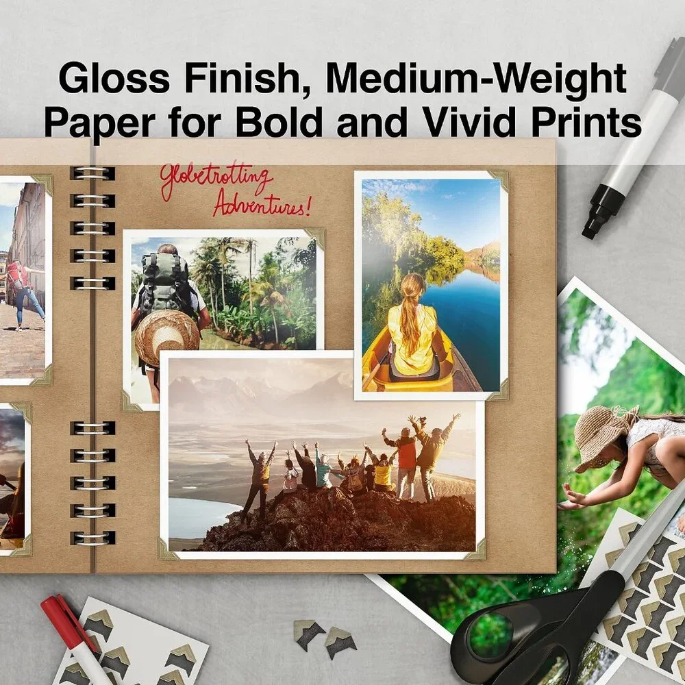 *𝓥𝓲𝓷𝓽𝓪𝓰𝓮 𝗦𝗧𝗔𝗣𝗟𝗘𝗦 Photo Plus Gloss Paper 4” x 6” White (102 Sheets)